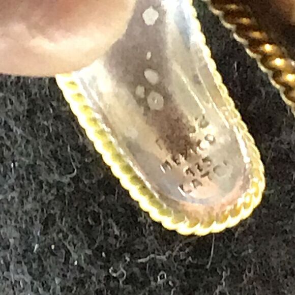 Bracelet, vintage, two tone 925 sterling silver - Picture 4 of 5